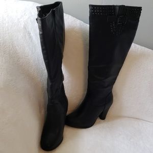 Ladies Ankle  Boots  Black  Size 8